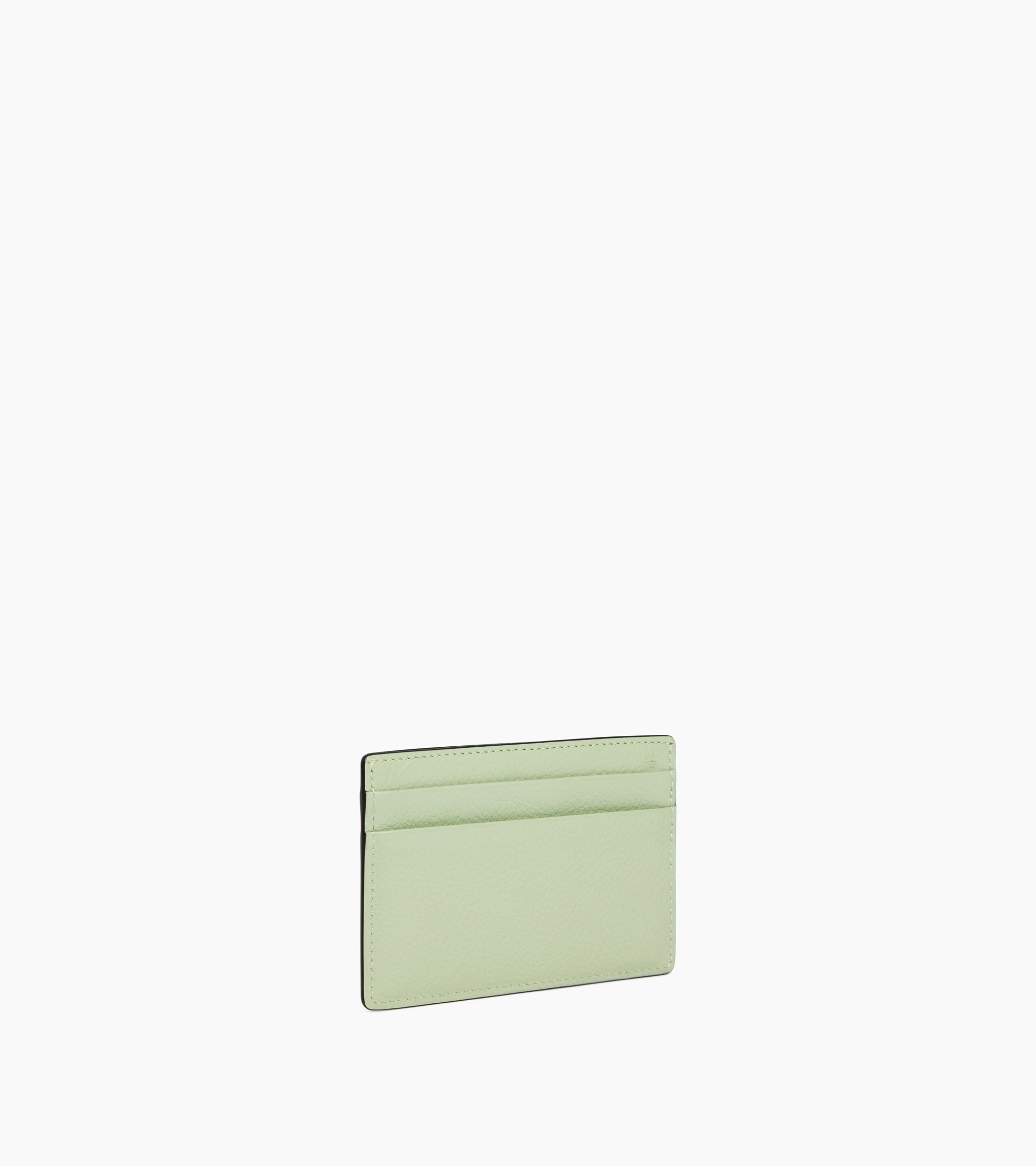Emile card holder in grained leather