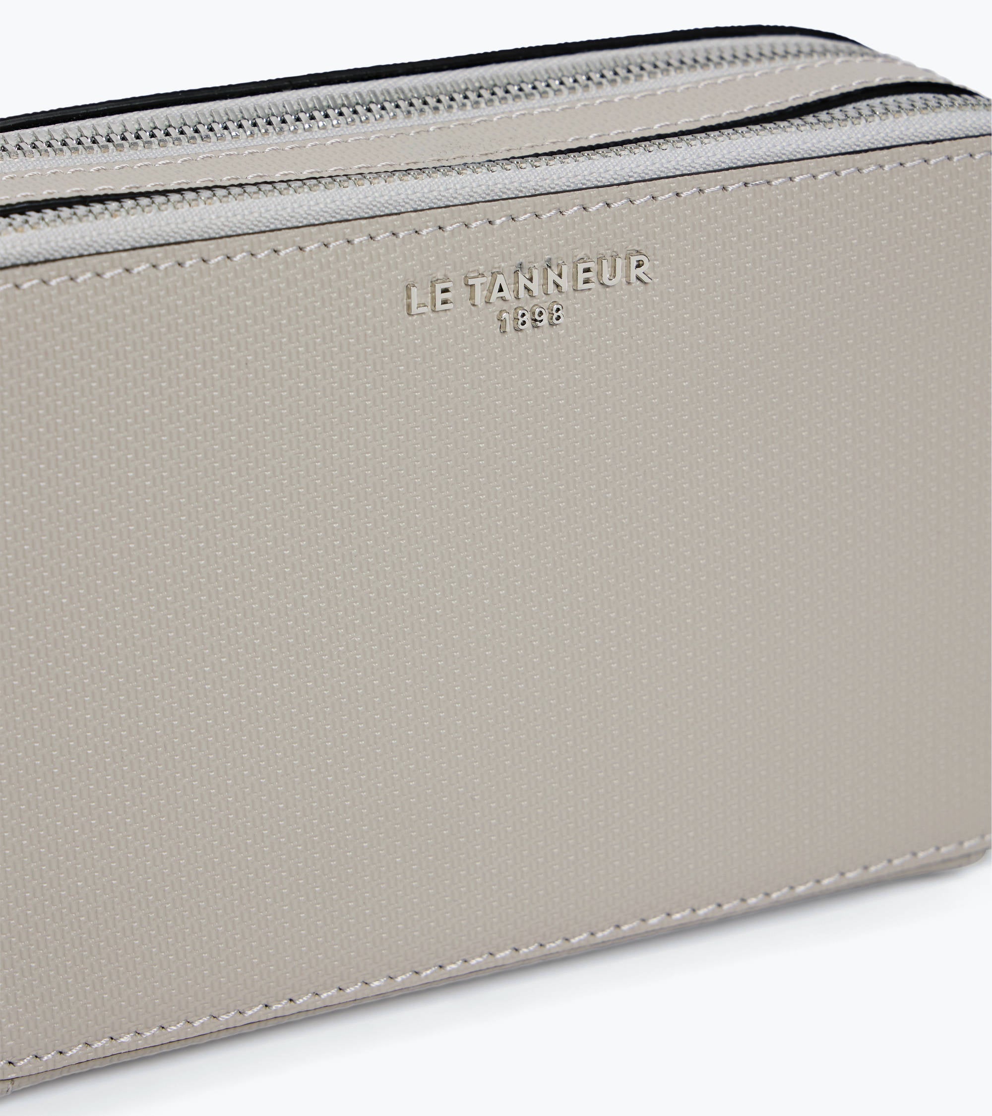 Emile small 2-compartment pouch in signature T leather