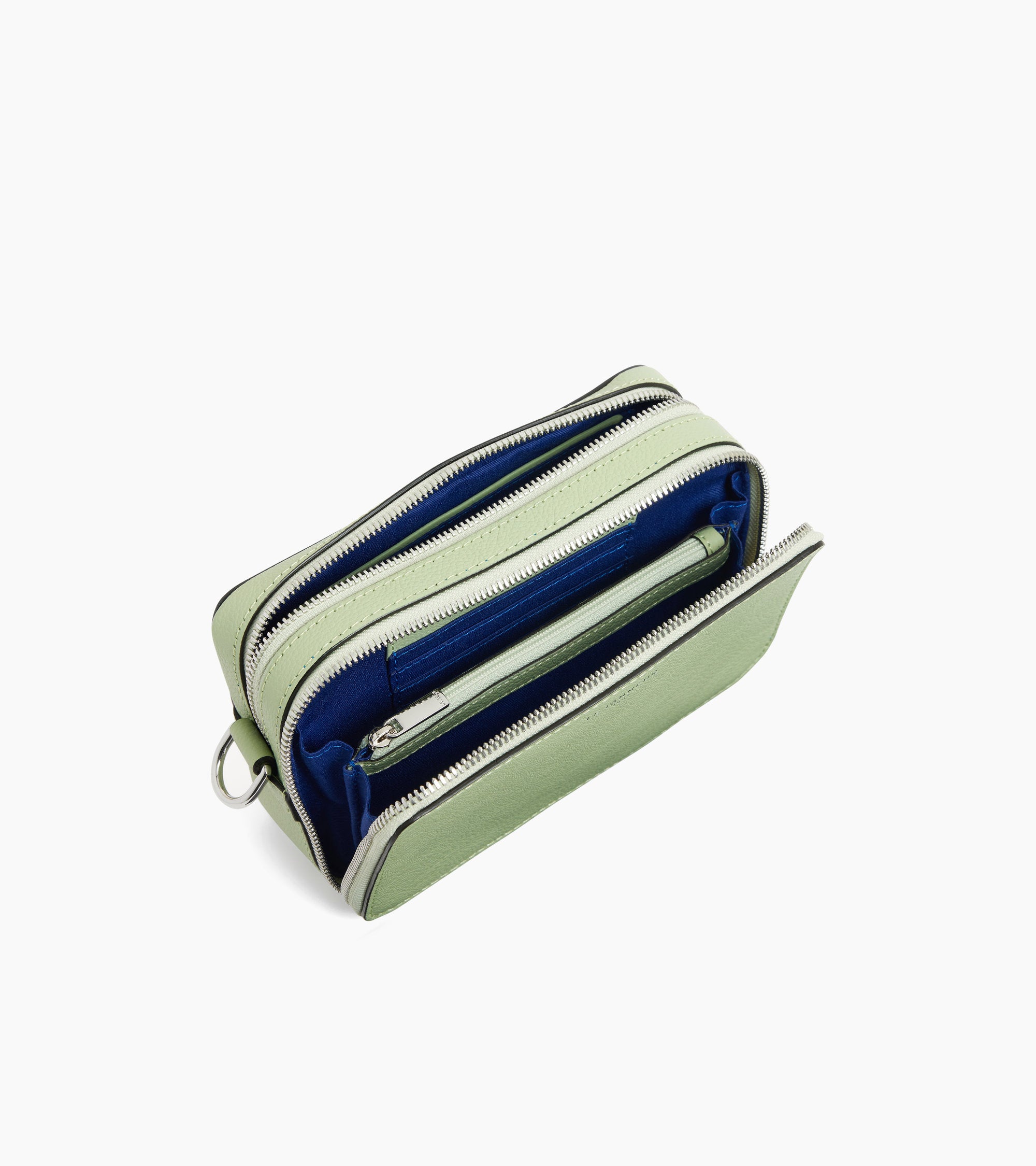 Emile small 2-compartment satchel in grained leather