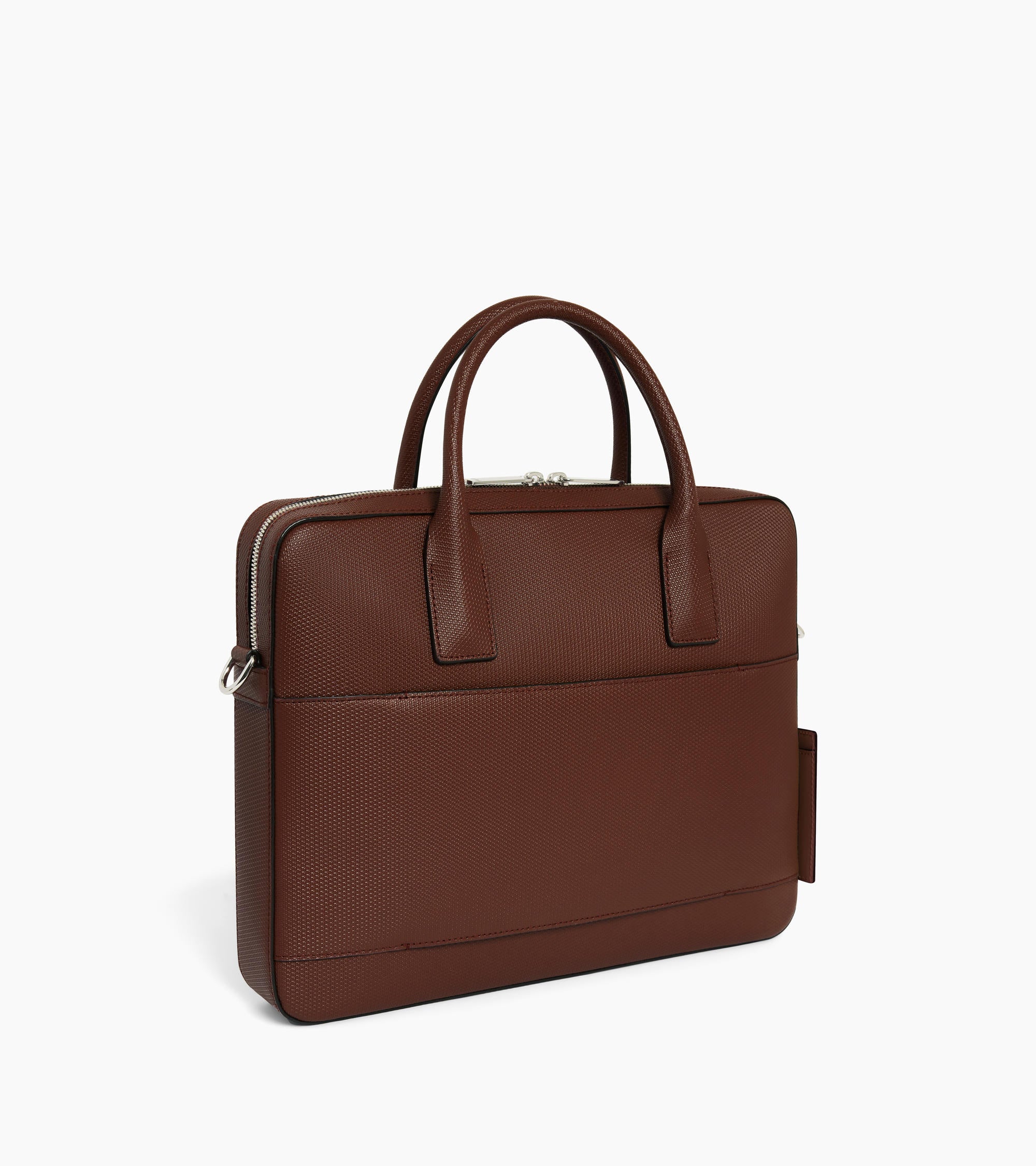Emile slim, 14" briefcase in signature T leather