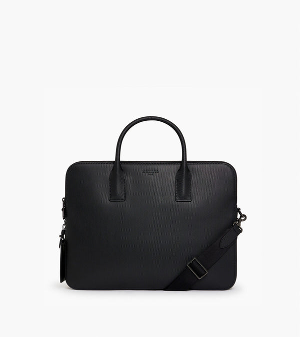 Emile 15" briefcase in signature T leather