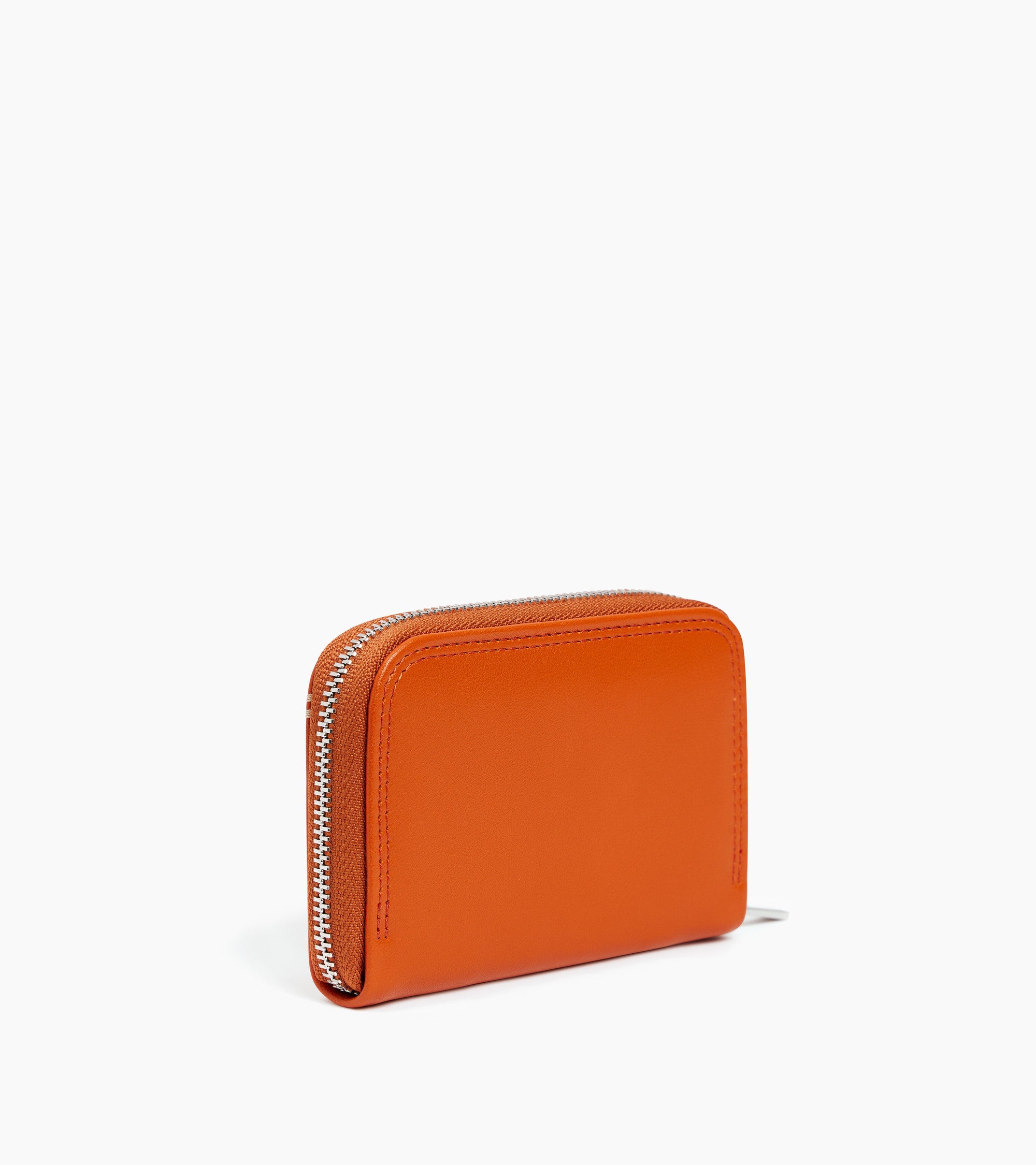Martin zipped coin purse in smooth leather
