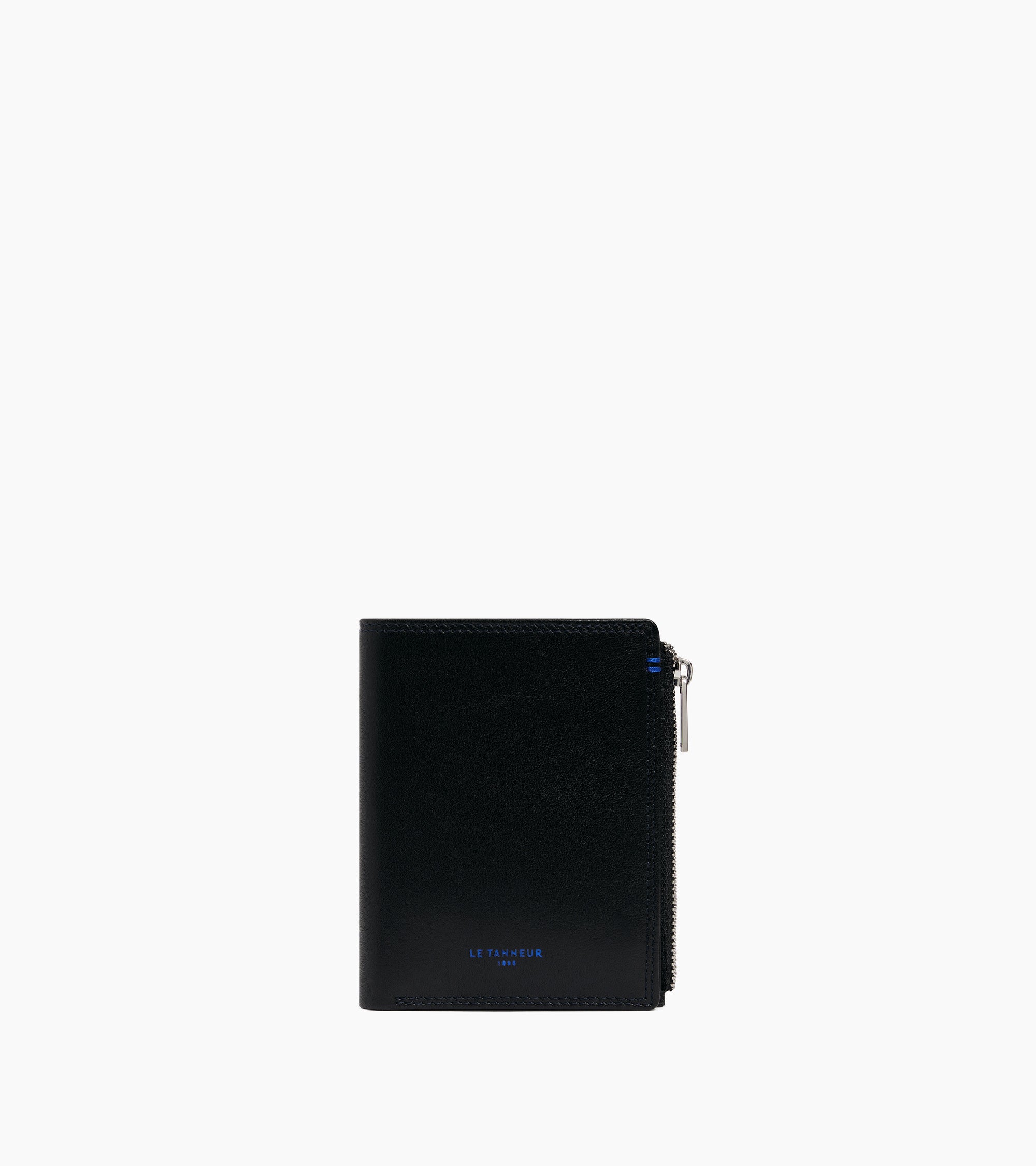 Martin medium vertical zipped wallet in smooth leather