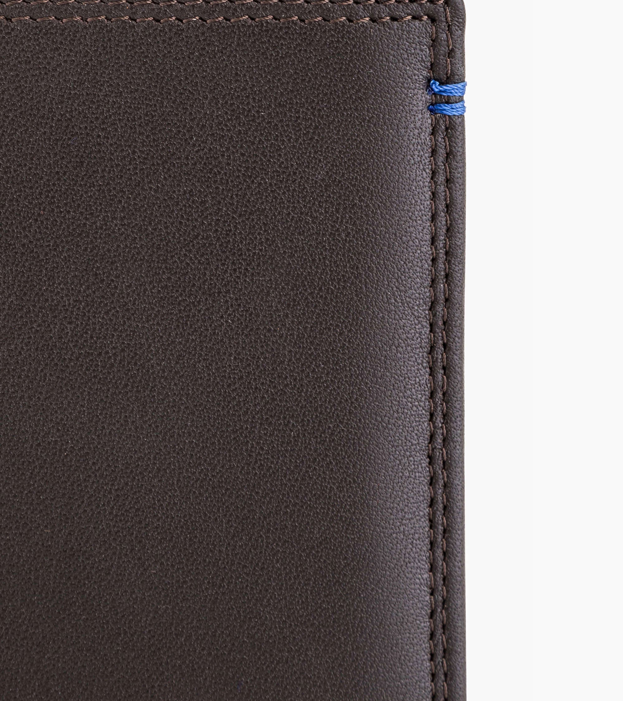 Martin zipped pocket and 2 shutters wallet in smooth leather