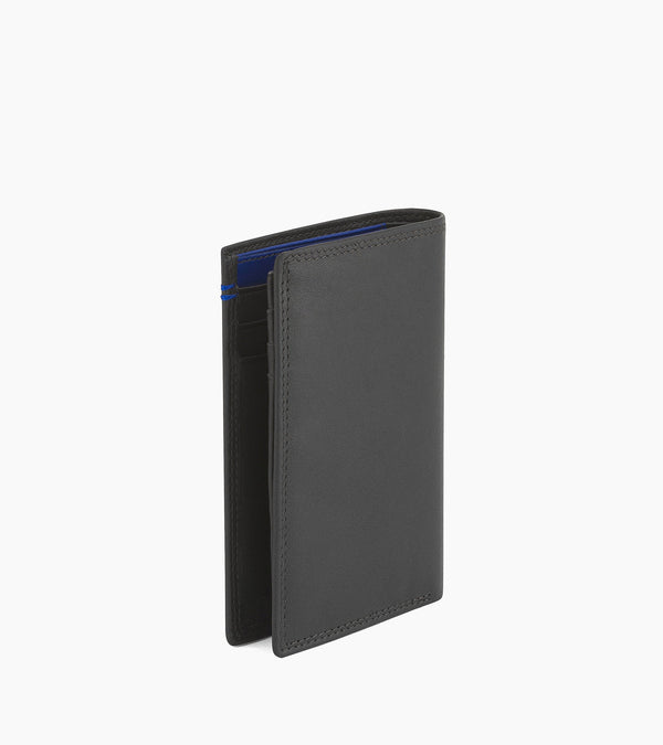 Martin medium card holder with billfold in smooth leather