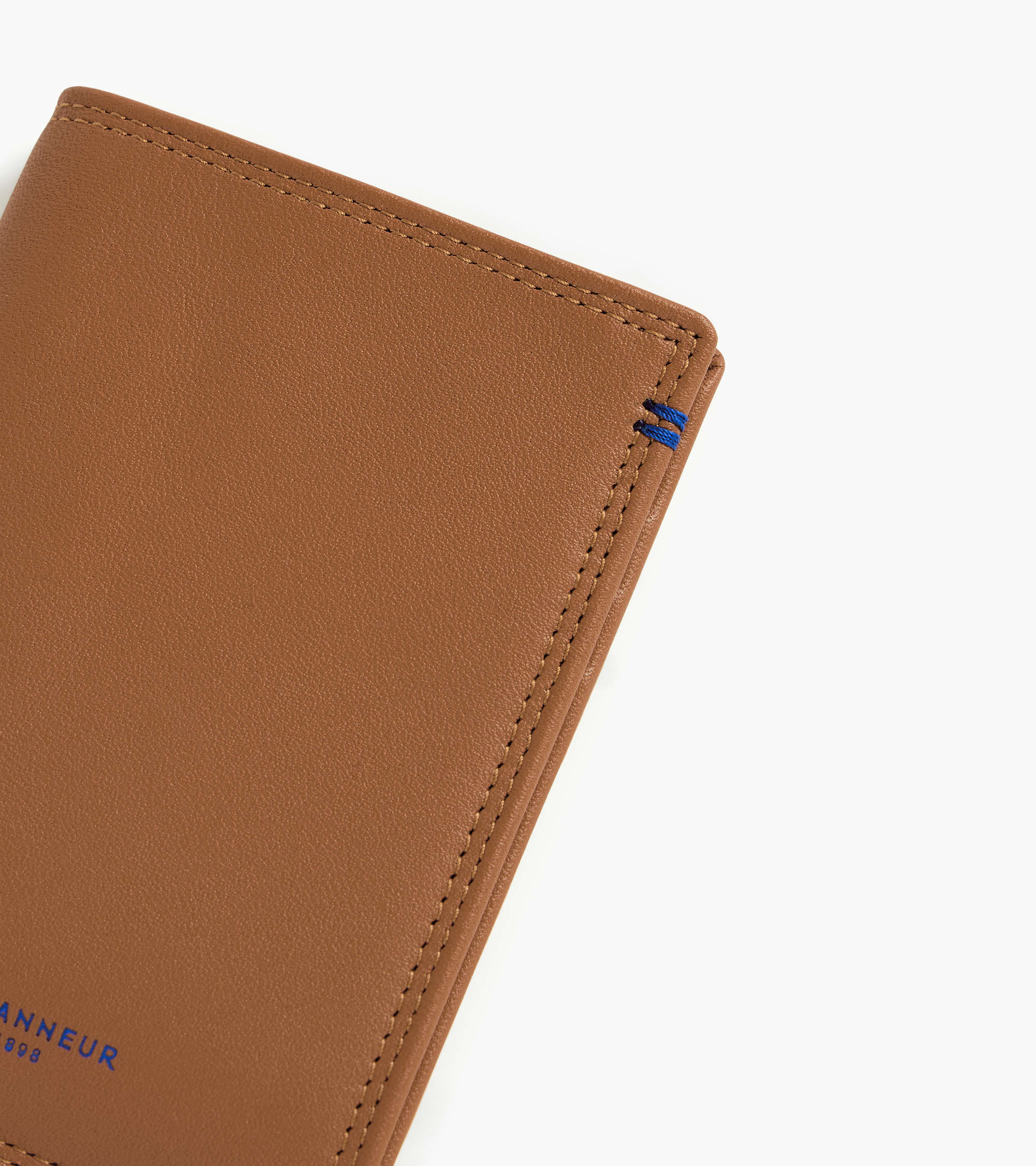 Martin vertical card holder in smooth leather