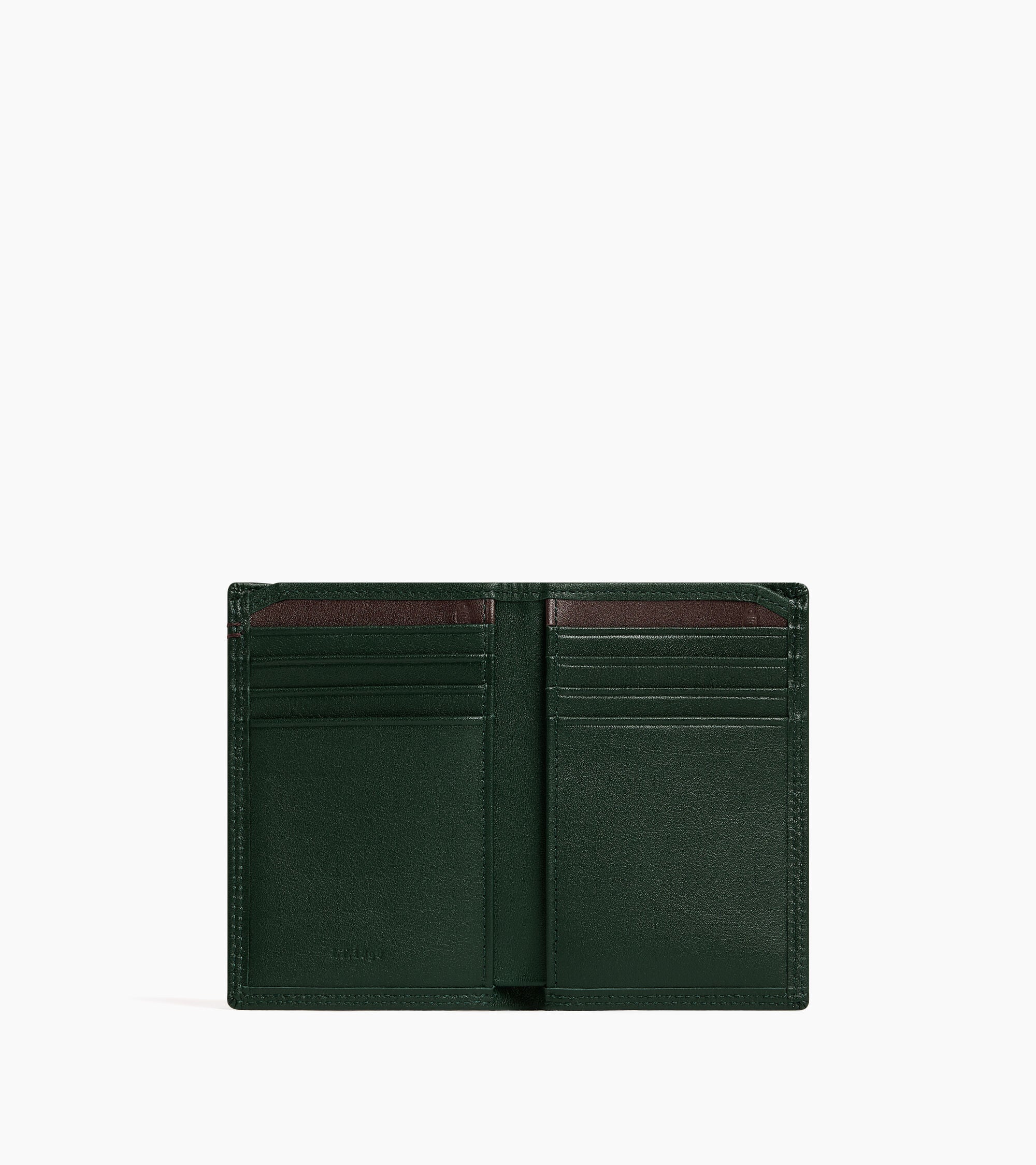 Martin vertical card holder in smooth leather