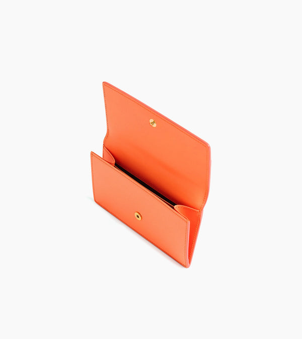 Naya flap cardholder in cork effect leather
