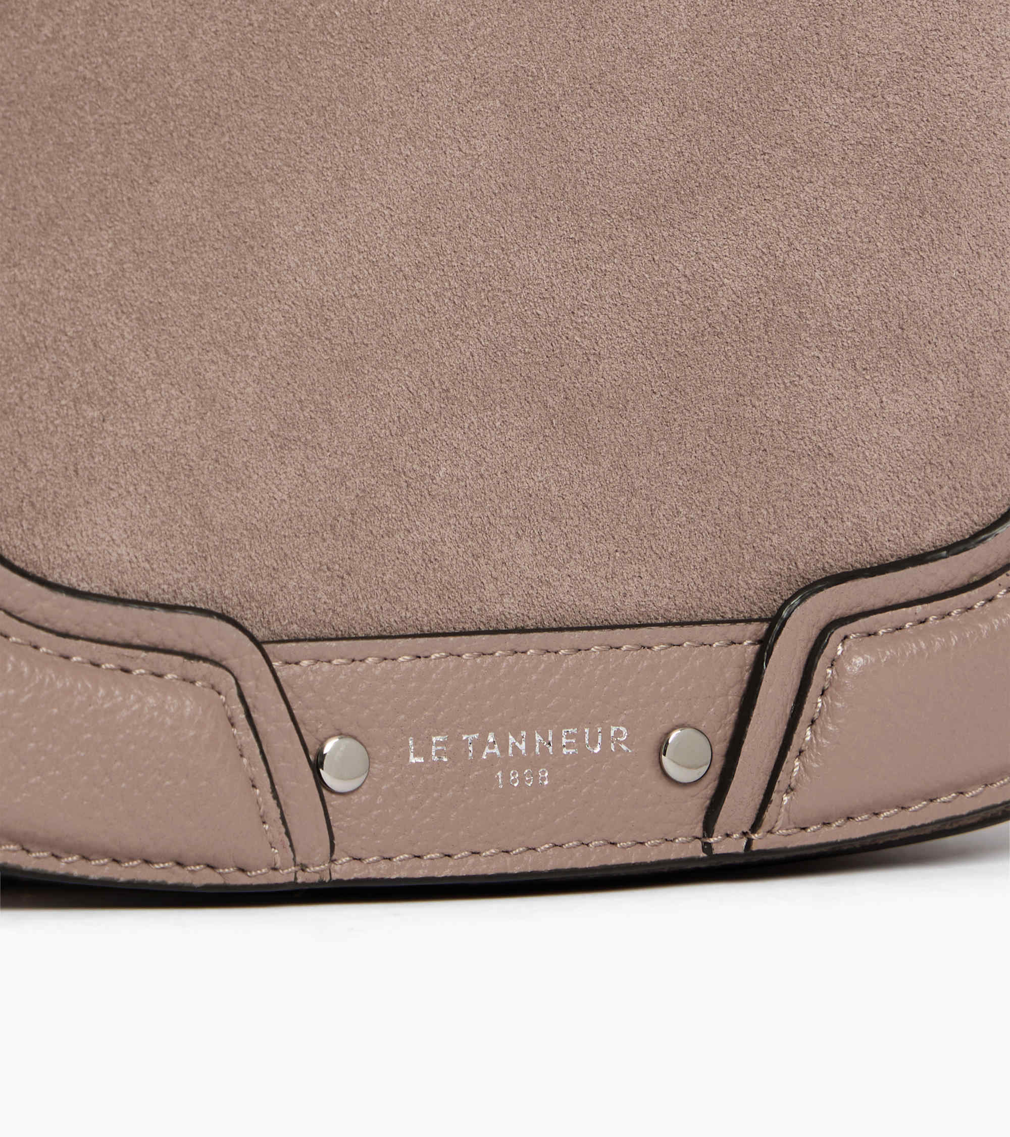 Ella small cross body bag in grained leather and nubuck