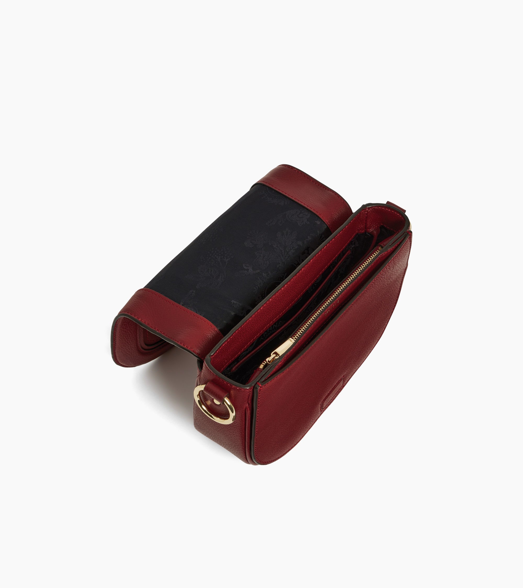Ella medium crossbody bag in grained leather