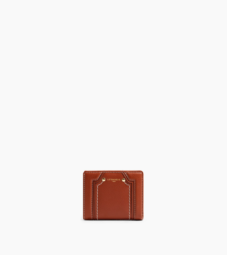 Le Tanneur Ella small wallet in grained leather
