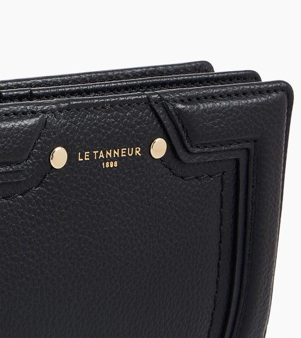 Ella medium wallet in grained leather
