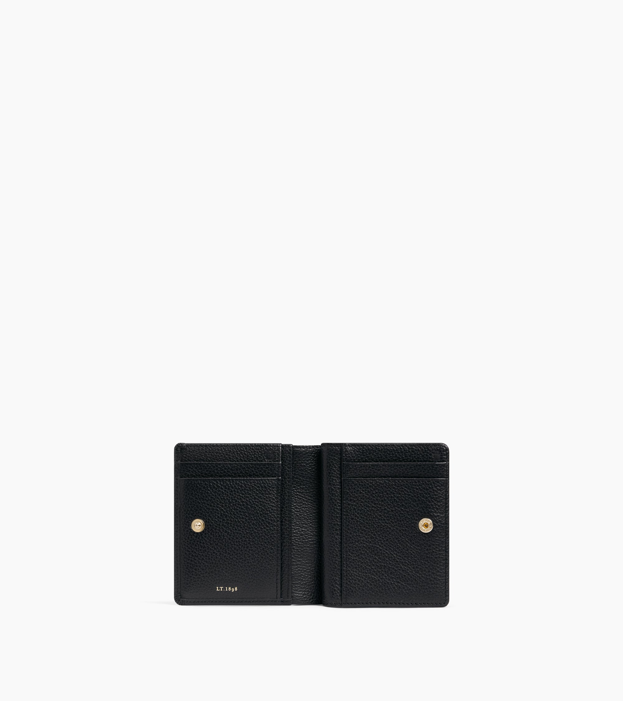 Ella small wallet in grained leather