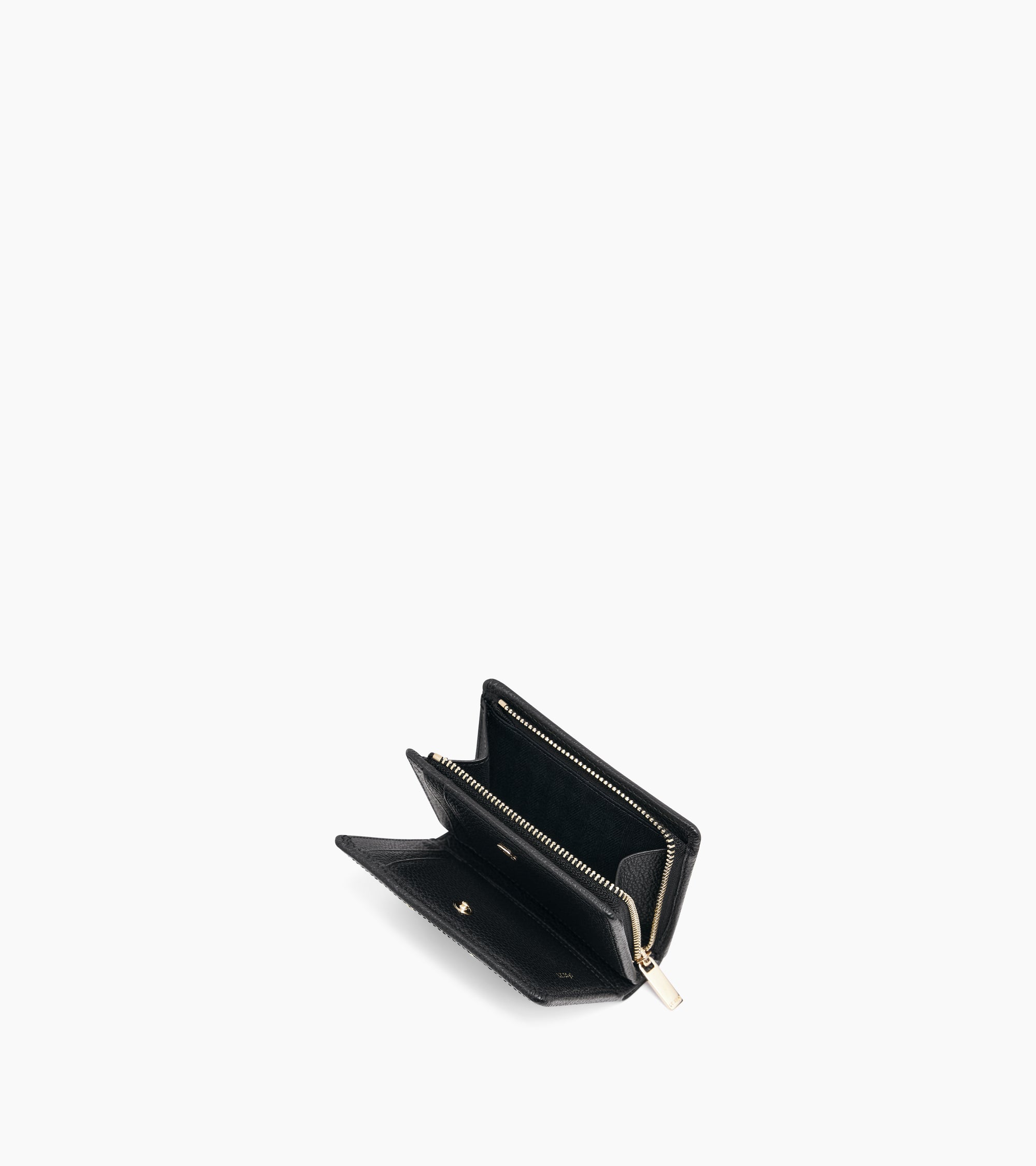 Ella small wallet in grained leather