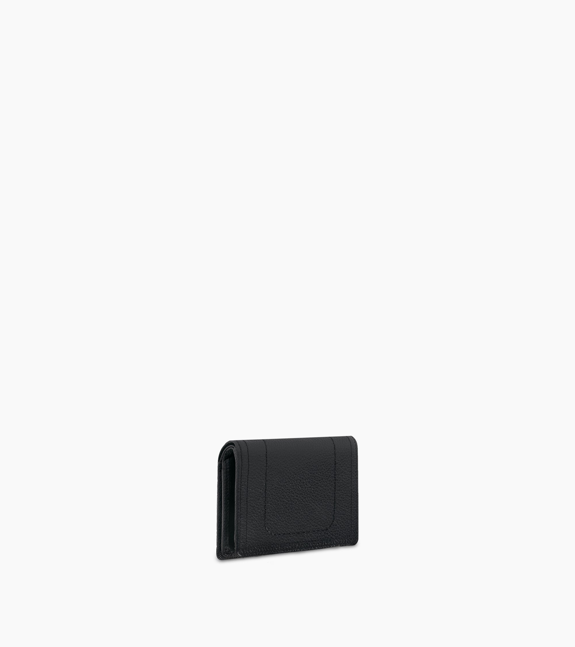 Ella small wallet in grained leather