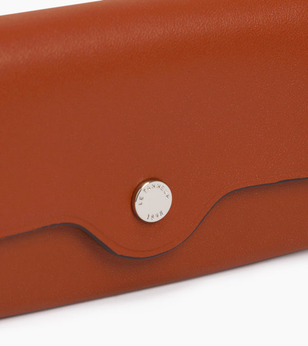 Sans Couture coin purse in smooth leather