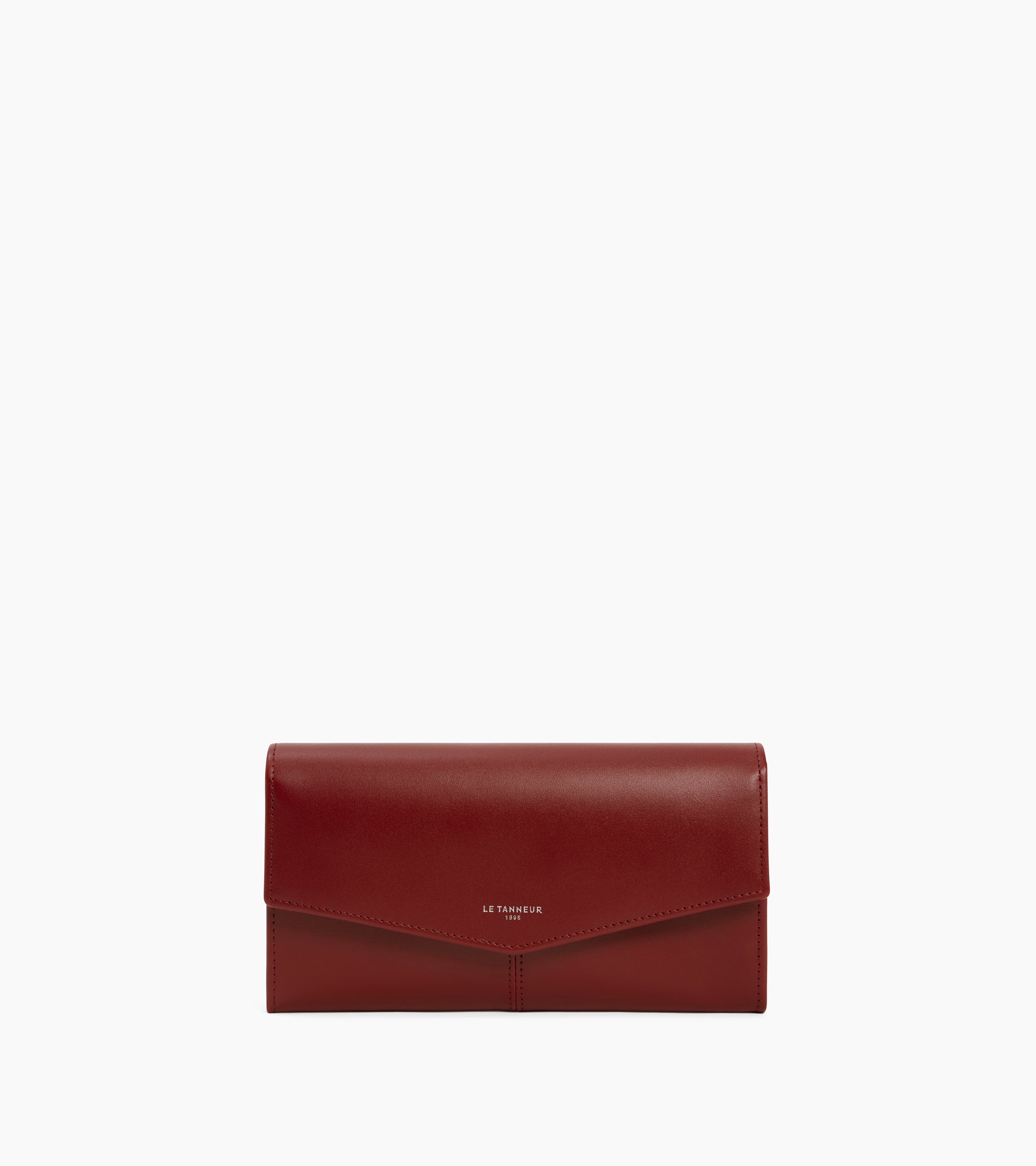 Large Charlotte wallet in smooth leather