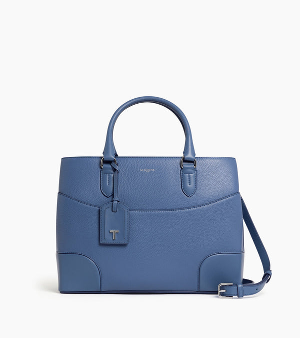 Romy large handbag in smooth grained leather