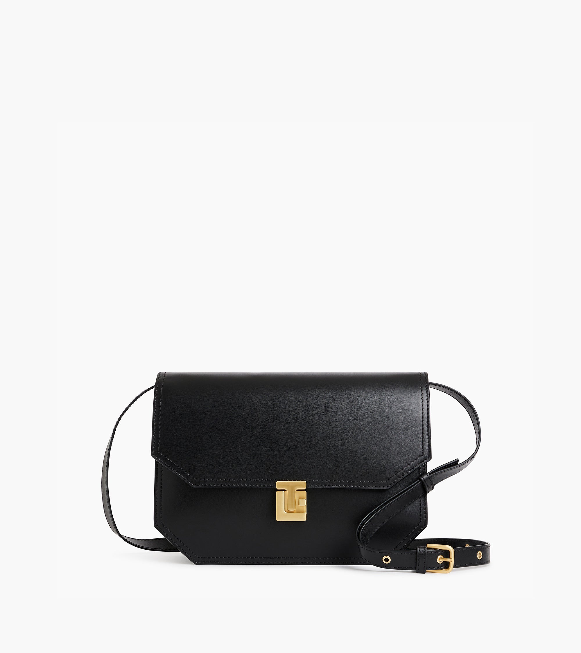Rose medium smooth leather crossbody bag