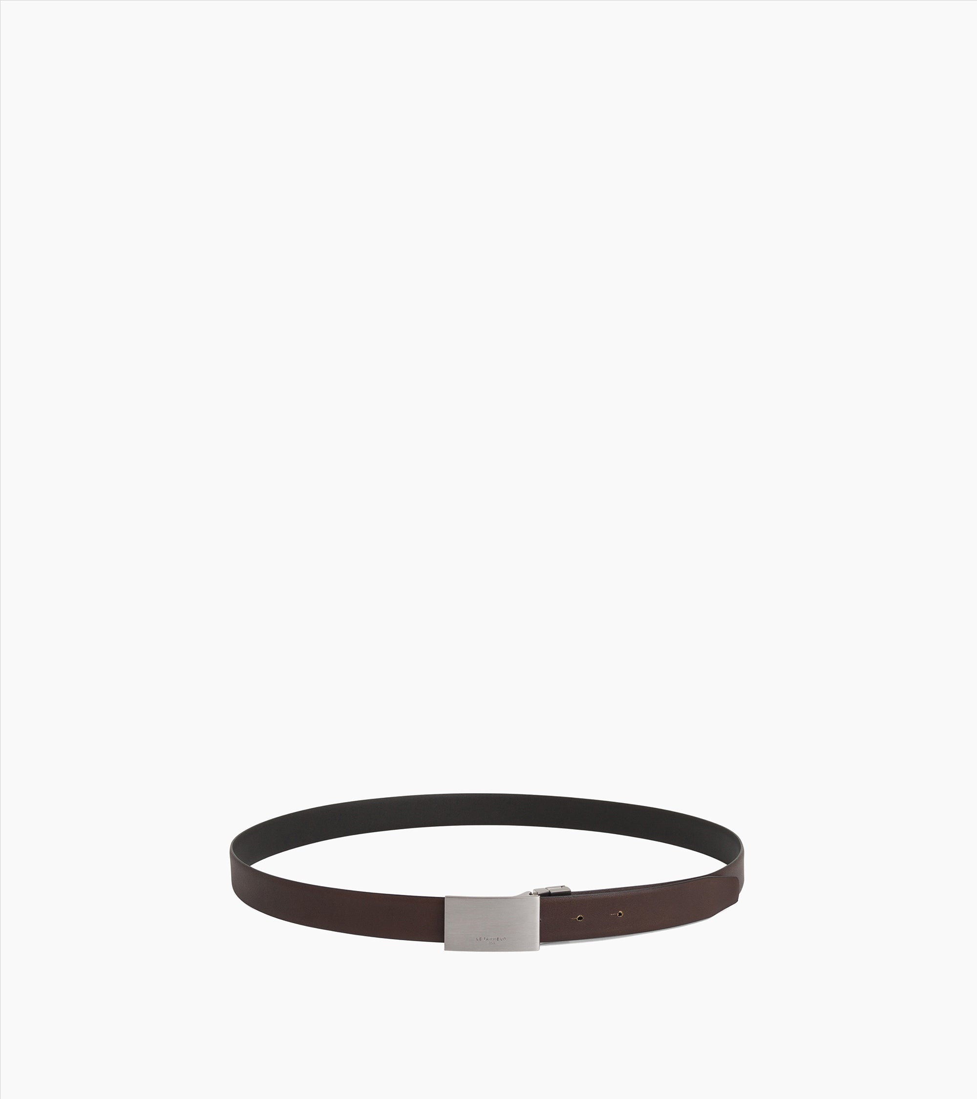 Smooth leather belt gift box
