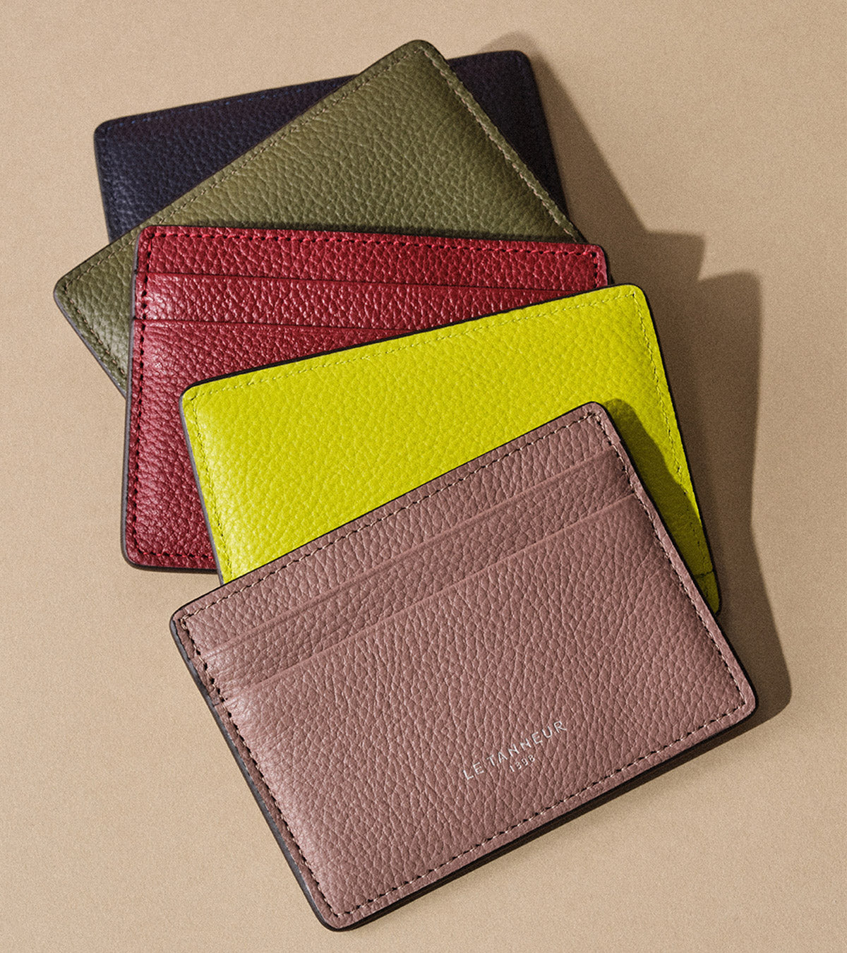 【LE TANNURE】新作財布★スモールグレインレザーウォレット★ New Arrivals Small Leather Goods Collection For Men - Le Tanneur