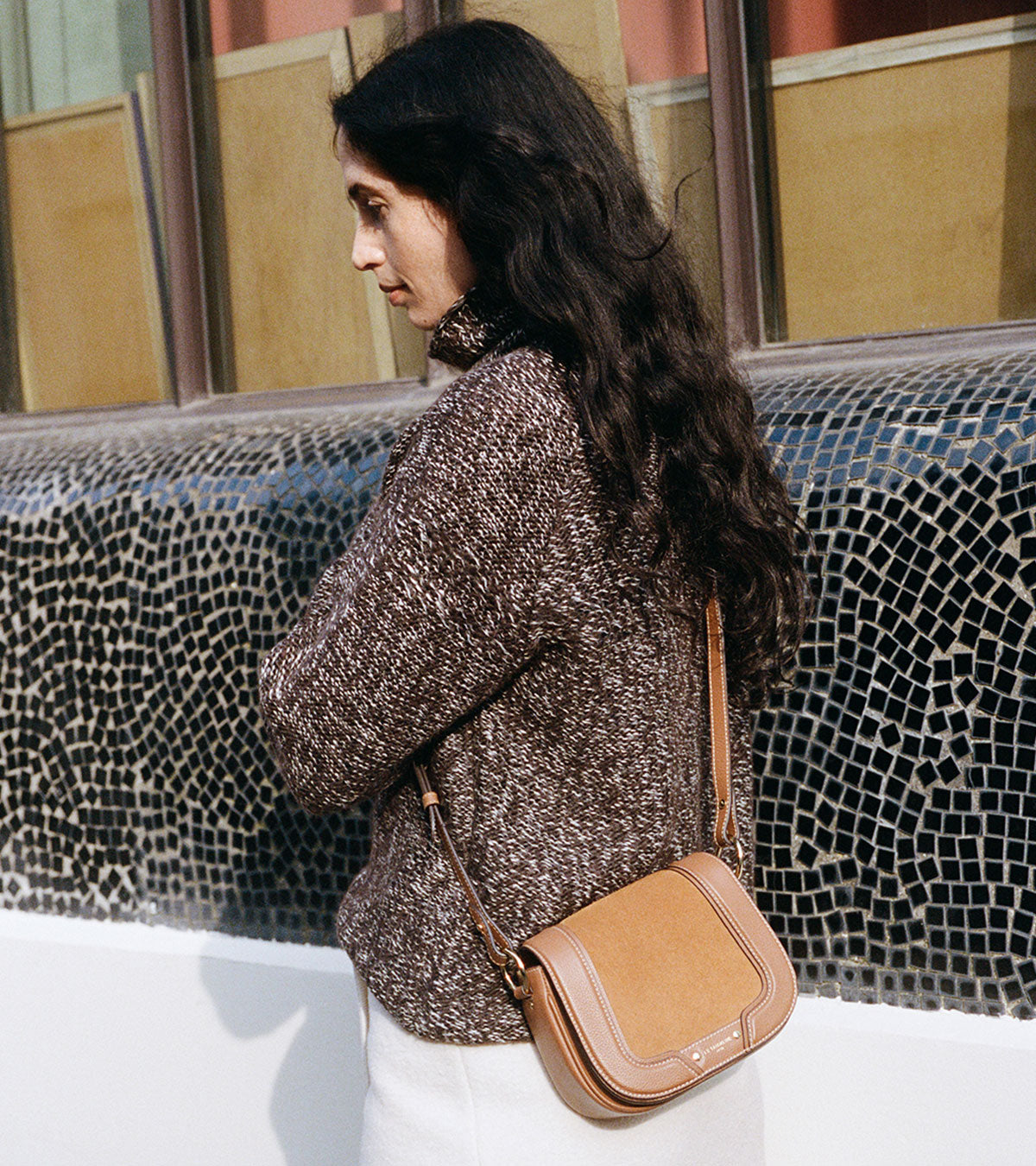 フランス直営 ルタヌア ELLA Natural Tan 3Way ショルダーバック Ella Collection, Bags and Small Leather Goods - Le Tanneur