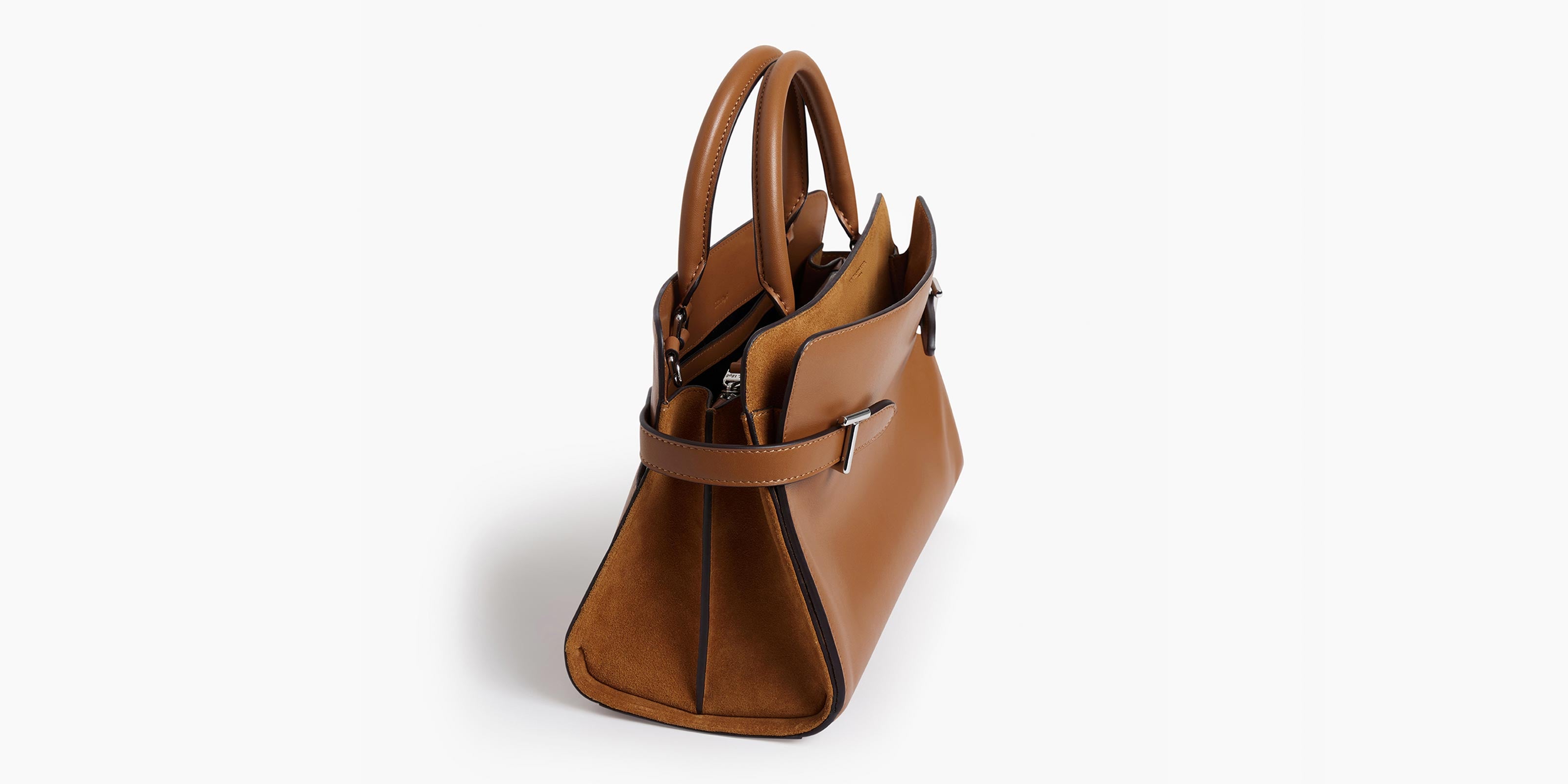 VIP SALE!【Le Tanneur ル・タヌア】Emie Moyenラフィア＆レザー Adjustable striped shoulder strap tan & taupe